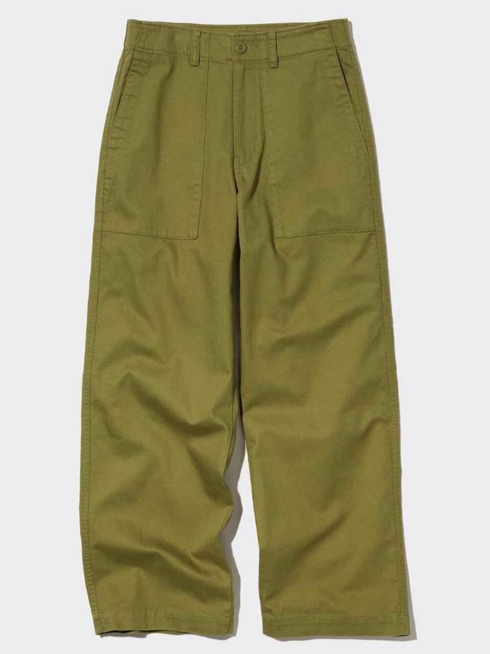 NWT Uniqlo Womens Baker Pants in Olive - Size 12
